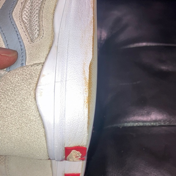 Vans men’s size 7 1/2 grey/ Beige / light blue Sneakers / runners SOME WEAR - Picture 9 of 16